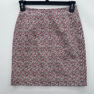 NWT Ann Taylor Women's Size 2 Cotton Floral Print Pencil‎ Skirt